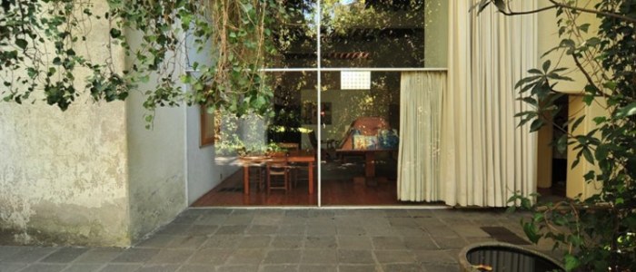 Jardin de la casa Barragan Mexique Decouverte