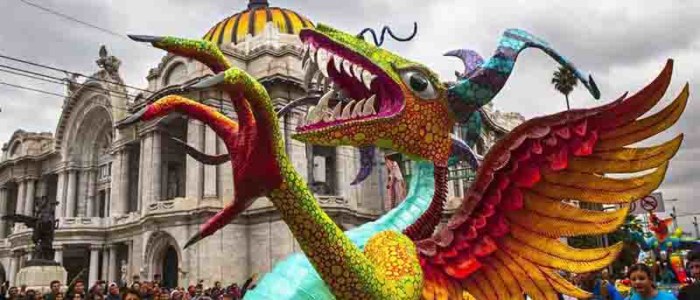 Mexico Mexique Palacio Bellas Artes alebrije