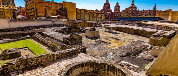 Mexico Mexique ruine Templo Mayor