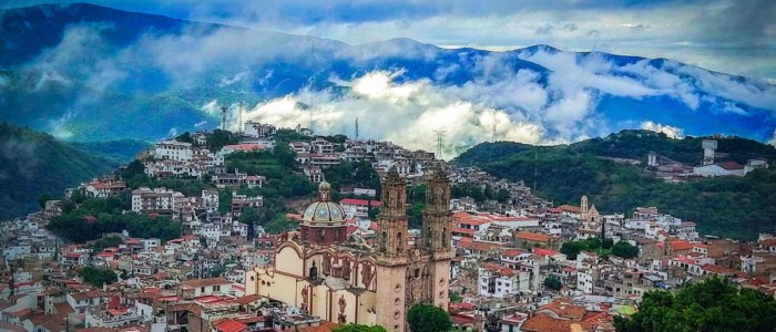 Taxco Mexique Découverte vue aérienne