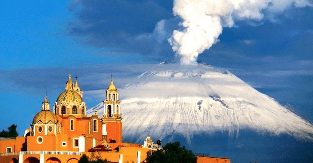 Cholula Mexique Popocatepelt Volcan