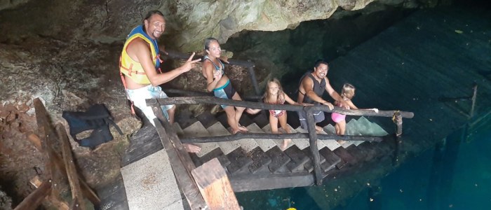 Cliente Aurelie B cenote Mexique Decouverte