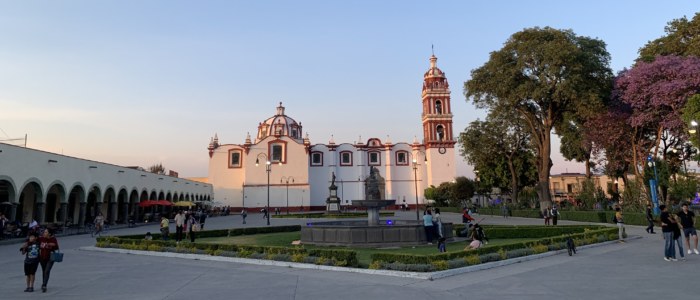 Zocalo Cholula Mexique Découverte