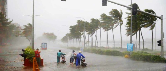 Ouragan Cancun Mexique