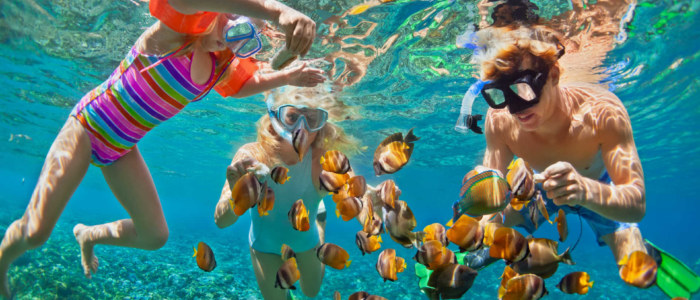 Voyage famille snorkelling Mexique