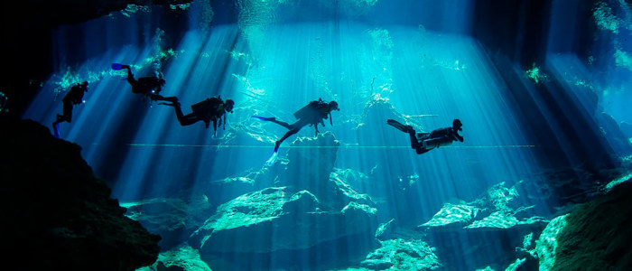 Voyage zodiac cenote Mexique