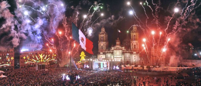 Calendrier festivals Mexique Independance grito