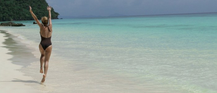 Femme seule avec Mexique Decouverte plage