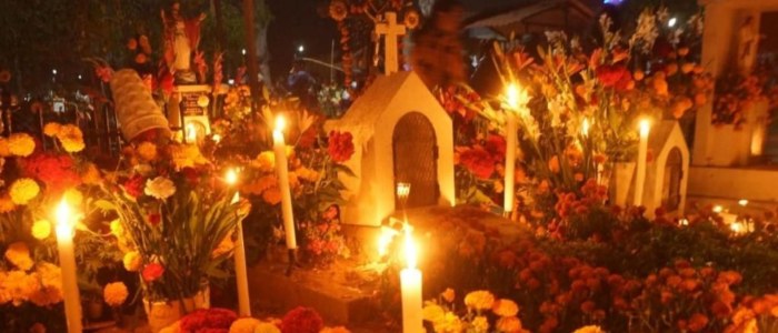 Fete des morts Oaxaca Mexique Cimetiere