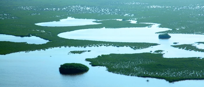 Protection biodiversité marine Mexique Decouverte Sian ka an aérienne