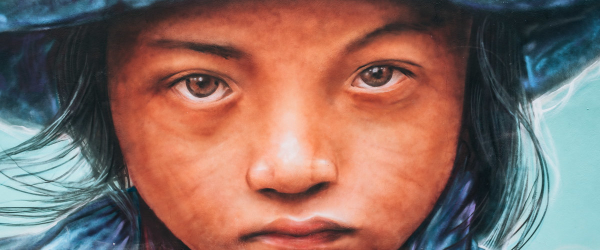 Murales street art Mexique gavroche