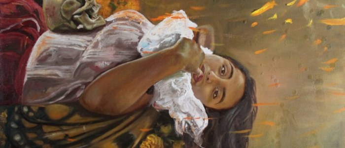 Murales street art Mexique mujer maya 2