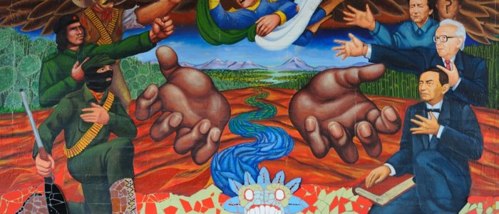 Murales street art Mexique Subcomandante Marcos zapatistas