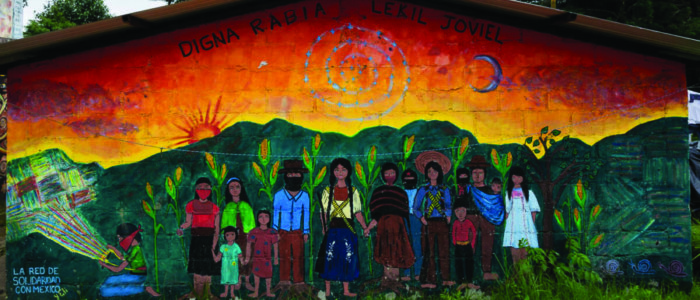 Murales street art Mexique zapatistas