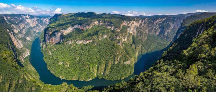 Canyon Sumidero Chiapas Mexique