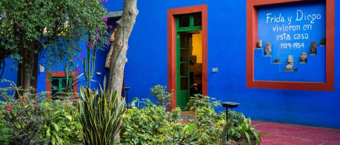 Casa Azul Frida Kahlo Coyoacan Mexico Mexique