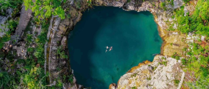 Cenote Yucatan Mexique panoramique 3