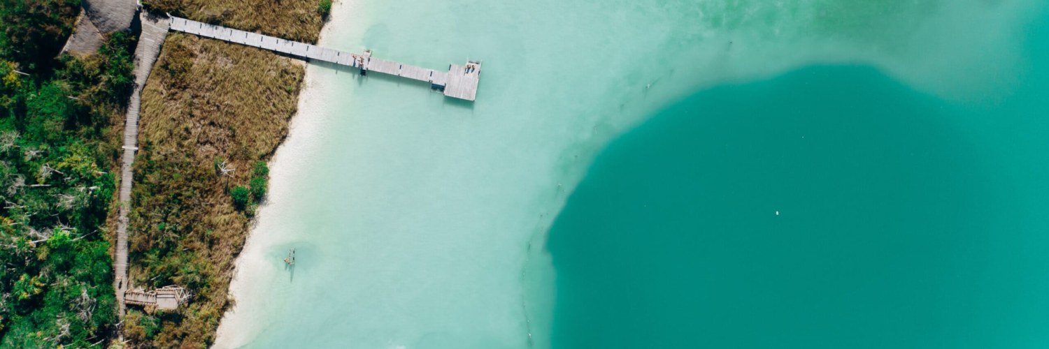 Lagune Kaan Luum Mexique sauvage