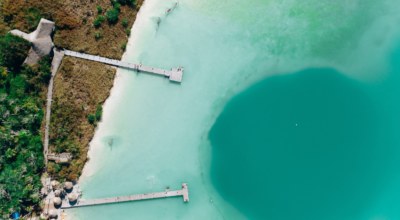 Lagune Kaan Luum Mexique sauvage