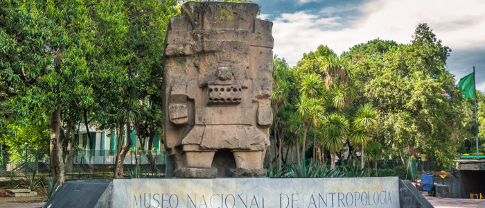 Allée de Chapultepec menant au musée d’anthropologie