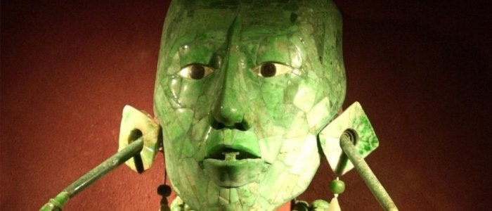 Détail d’un artefact maya exposé au Musée d’anthropologie