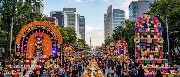 ofrendas monumentales mexico novembre