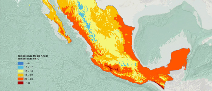 meteo mexique novembre carte regions climat