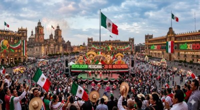 zocalo mexico fete revolution 20 novembre defile