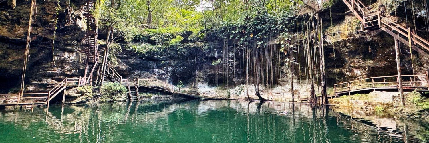 cenote xcanché ek balam experience yucatan mexique