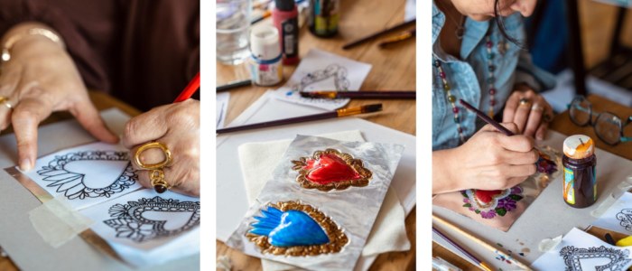Les peintures de Ruth Morelos à Paris vus par Mexique Découverte