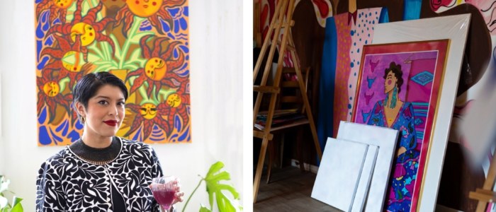 Les peintures de Ruth Morelos à Paris vus par Mexique Découverte