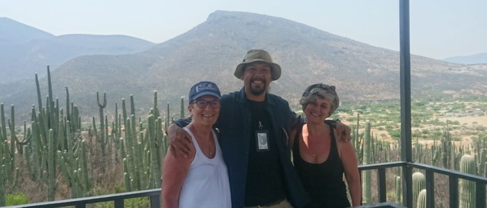 Guide francophone accompagnant des voyageurs au Mexique