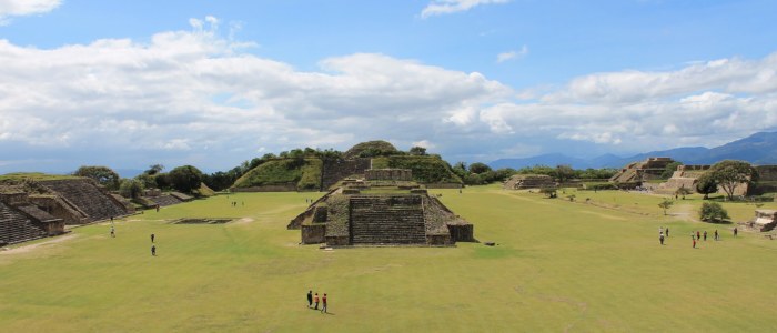 Monte Alban Oaxaca Mexique Gran Place