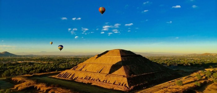 Teotihuacan toutes les pyramides du Mexique ne sont pas mayas mongolfière